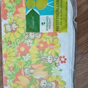 Vintage NWT  1960S 1970s Riegel Receiving Baby blankets NOS